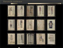 Tablet Screenshot of manuscrits-medievaux.bm-grenoble.fr