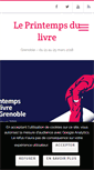 Mobile Screenshot of printempsdulivre.bm-grenoble.fr