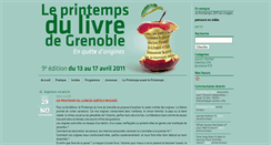 Desktop Screenshot of printempsdulivre2011.bm-grenoble.fr